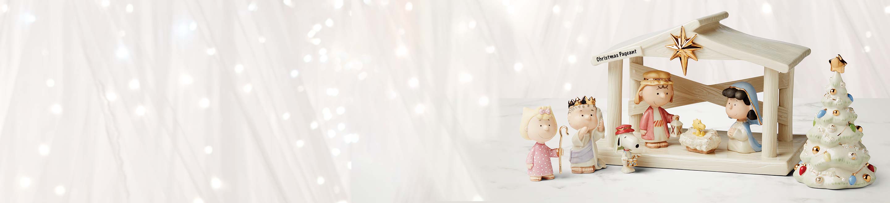 Peanuts Christmas Nativity Figurines