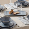 Artisanal Stripe Blue Hors d'Oeuvres Tray