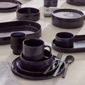 Modulus Black Satin 20-Piece Flatware Set