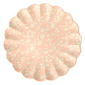 Floral Assorted Bamboo Large Plates, Set of 6