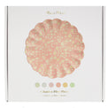 Floral Assorted Bamboo Large Plates, Set of 6