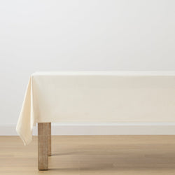 French Perle Natural 60x84 Tablecloth