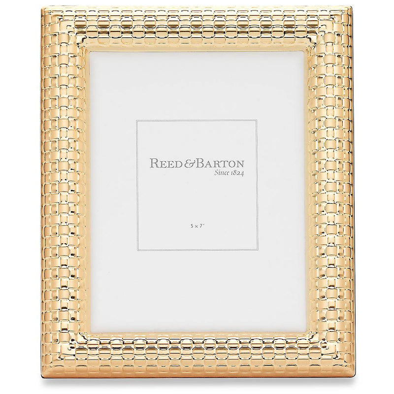 Watchband Satin Gold 5x7 Photo Frame
