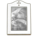 Abbey Cross Silverplate 4x6 Photo Frame
