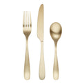 Eliana Champagne Satin 12-Piece Flatware Set