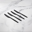 Gaze Black Satin Spreaders, Set of 4