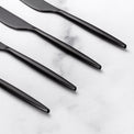 Gaze Black Satin Spreaders, Set of 4