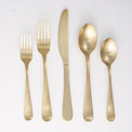 Rhiannon Champagne Satin 20-Piece Flatware Set