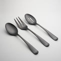 Rhiannon Black Satin 3-Piece Hostess Set