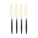 Gaze Black Champagne Satin Spreaders, Set of 4