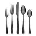 Rafael Black Satin 20-Piece Flatware Set