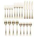 Morgan Champagne Satin 20-Piece Flatware Set