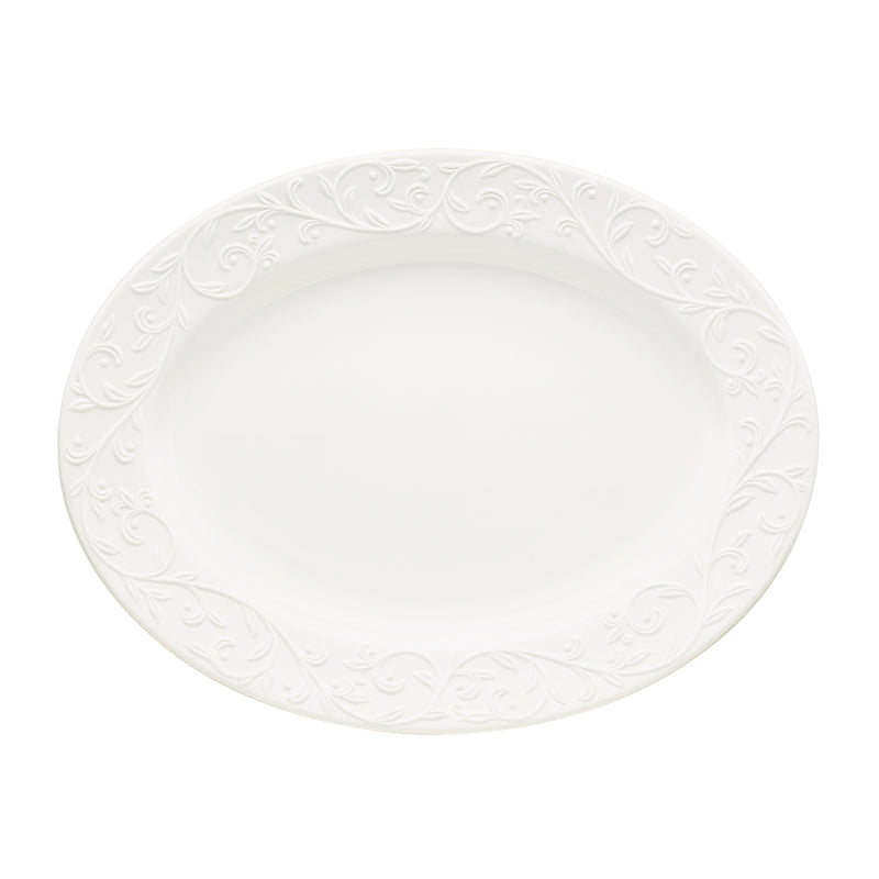 Opal Innocence Carved Oval Platter