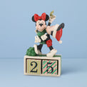 Mickey & Minnie Countdown to Christmas Figurine