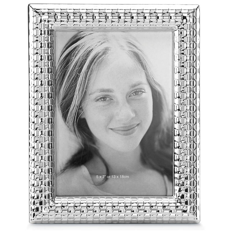 Watchband Silver 5x7 Photo Frame