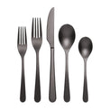Kenbrook Black Vintage 20-Piece Flatware Set