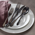 Kenbrook Black Vintage 20-Piece Flatware Set