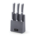 Beton 7-Piece Cutlery Block Set