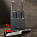 Beton 7-Piece Cutlery Block Set