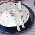 Bay Colors Blue Dinner Plates, Set of 4