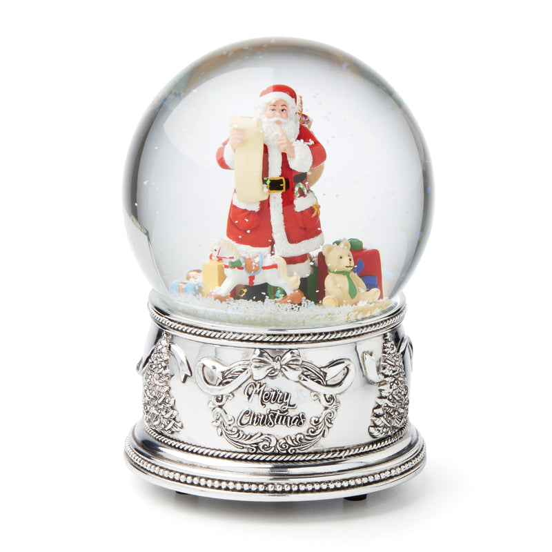 Winter Traditions Santa Snow Globe