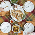 French Perle Scallop Vintage 65-Piece Flatware Set