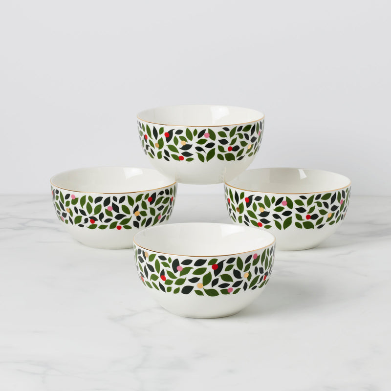 Evergreen Cereal Bowls, Set of 4
