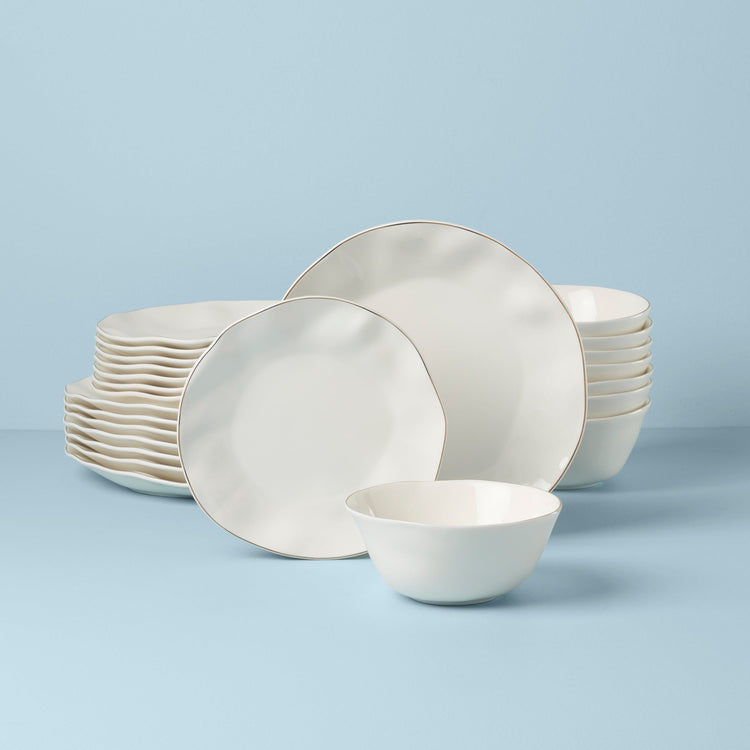 Blue Bay: Blue and White Dinnerware