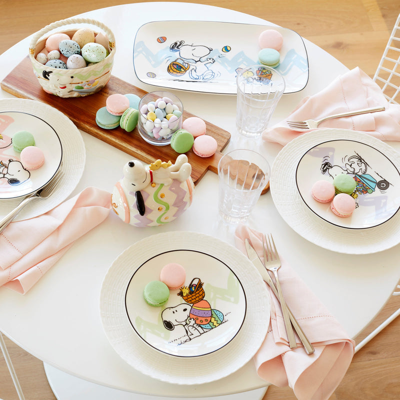 Snoopy Easter Accent Plates, Set of 4