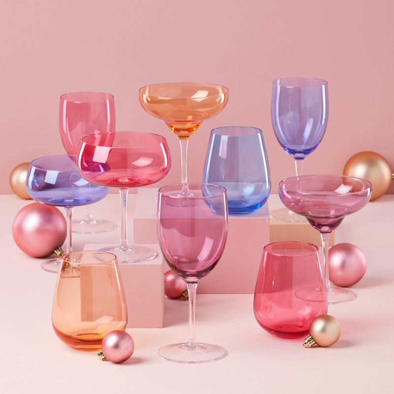 1 Colors Wine Glasses, Set of 4