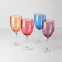 1 Colors Wine Glasses, Set of 4