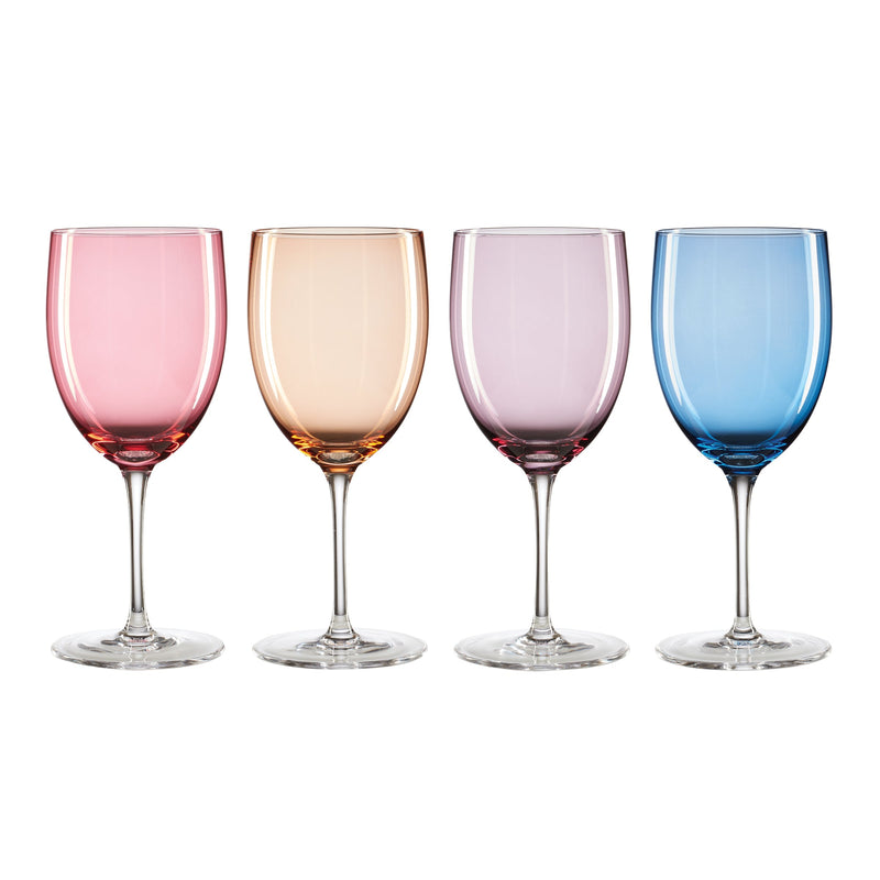 1 Colors Wine Glasses, Set of 4