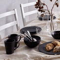Ridge Black Salad Plate