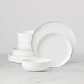24 Seven White 12-Piece Dinnerware Set