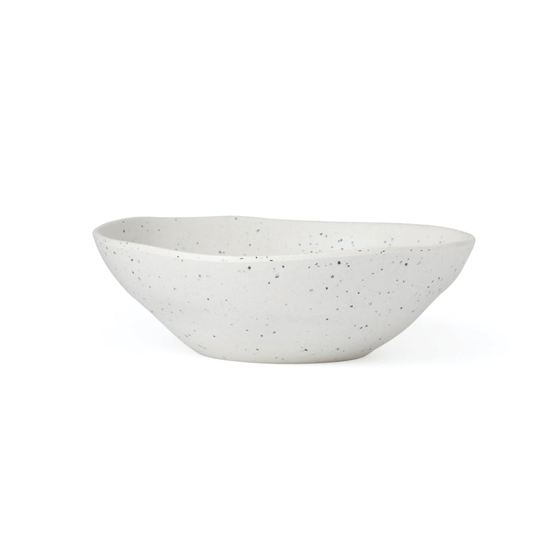 Terrazzo Melamine Cream 12-Piece Dinnerware Set