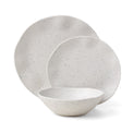 Terrazzo Melamine Cream 12-Piece Dinnerware Set