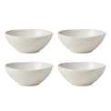 Ridge White 12-Piece Dinnerware Set