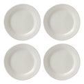 Ridge White 12-Piece Dinnerware Set