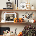 Halloween Figural Pumpkin Mugs, Set of 4