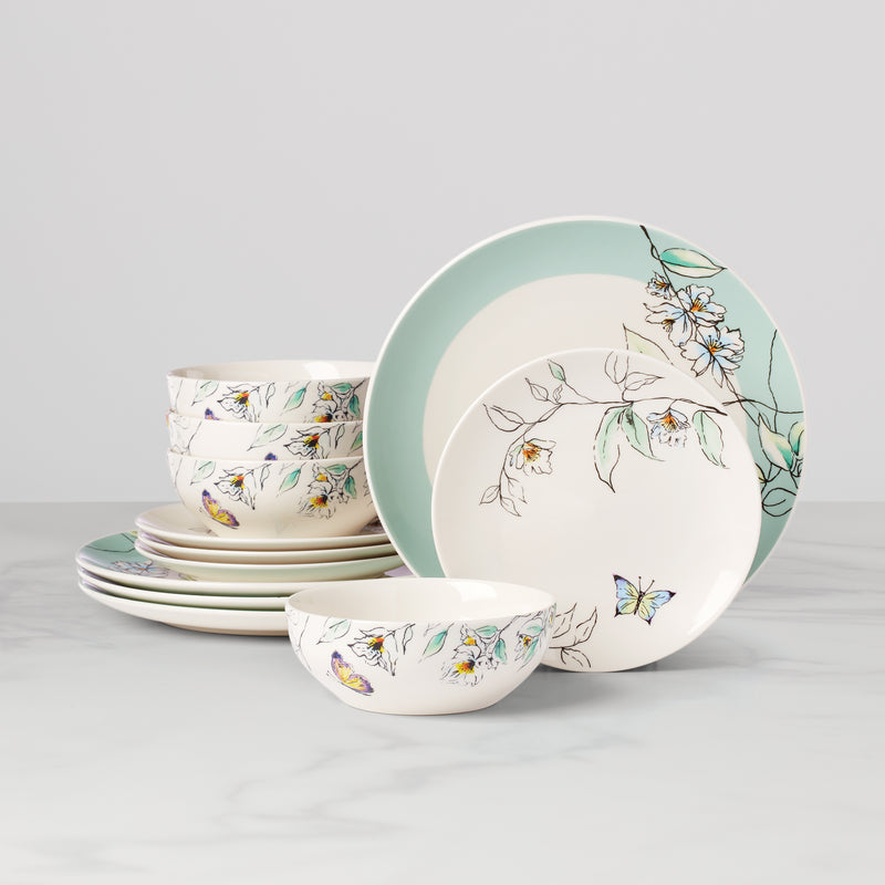 Botanica 12 Piece Dinnerware Set