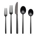Dean Black Satin 20-Piece Flatware Set