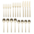 Dean Champagne Satin 20-Piece Flatware Set