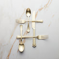 James Street Champagne Satin 20-Piece Flatware Set