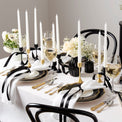 Contempo Luxe Black Dinner Plates, Set of 4