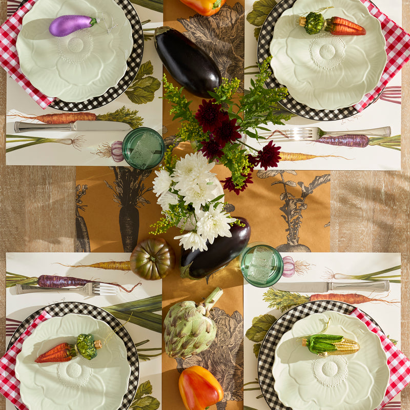 Butterfly Meadow Floral Green Accent Plates, Set of 4