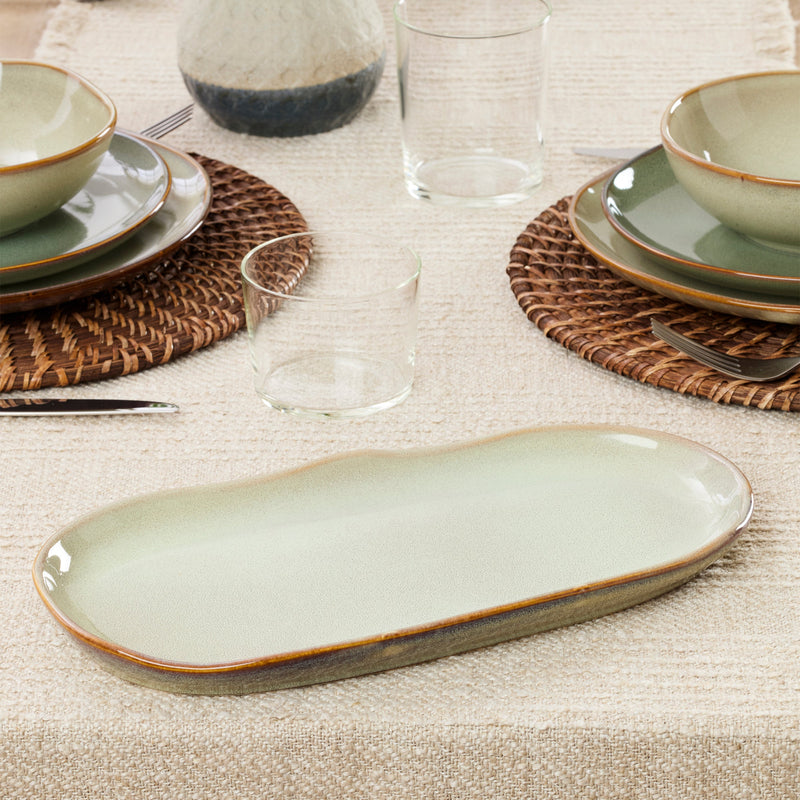 Organic Shades Sage Green 2-Piece Serving Set
