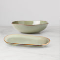Organic Shades Sage Green 2-Piece Serving Set