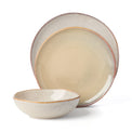 Organic Shades Oatmeal 12-Piece Dinnerware Set