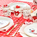Snoopy Valentine's Day Mugs, Set of 4
