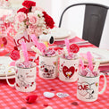 Snoopy Valentine's Day Mugs, Set of 4
